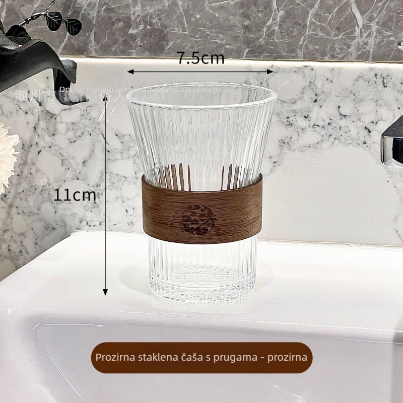 Držač četkice za zube od drveta – kupaonica, skladištenje, bez bušenja, alternativno pričvršćivanje