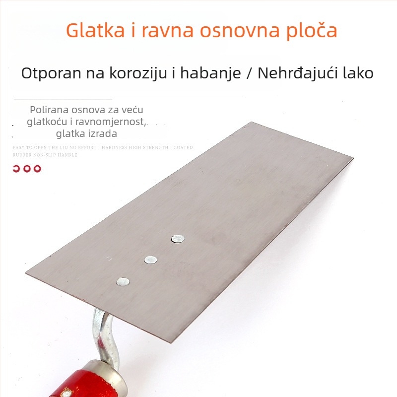 Špatula za žbukanje s drvenom drškom, debeli dizajn, za zidanje i postavljanje pločica, brend Moxuan