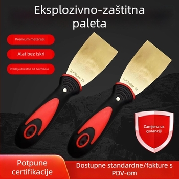 Han Qiang špatula za žbukanje od čistog bakra – otporna na eksplozije, bez iskri, za Melt-Blown opremu