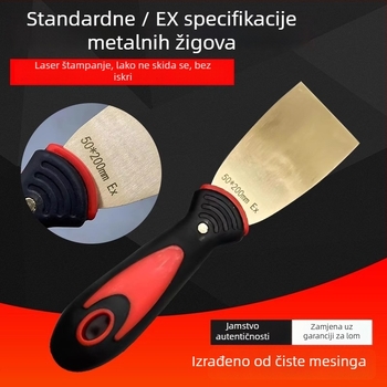 Han Qiang špatula za žbukanje od čistog bakra – otporna na eksplozije, bez iskri, za Melt-Blown opremu