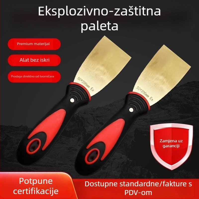 Han Qiang špatula za žbukanje od čistog bakra – otporna na eksplozije, bez iskri, za Melt-Blown opremu