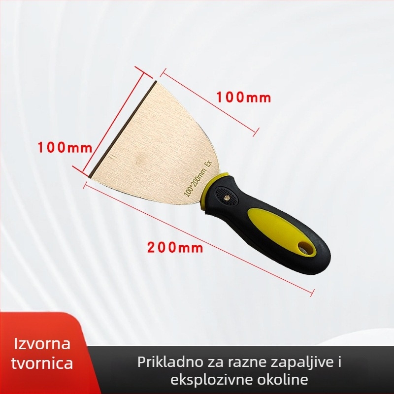 Han Qiang špatula za žbukanje od čistog bakra – otporna na eksplozije, bez iskri, za Melt-Blown opremu