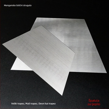 Čelična oštrica alata za struganje – uklanjanje kit-a s automobila i mehaničko čišćenje