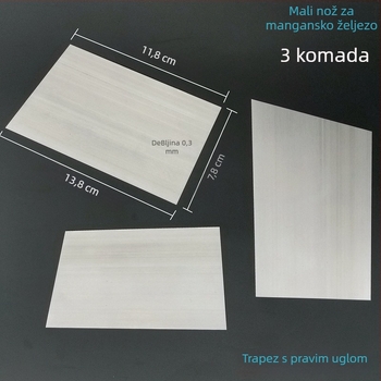 Čelična oštrica alata za struganje – uklanjanje kit-a s automobila i mehaničko čišćenje