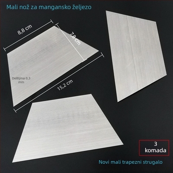 Čelična oštrica alata za struganje – uklanjanje kit-a s automobila i mehaničko čišćenje