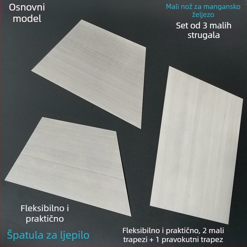 Čelična oštrica alata za struganje – uklanjanje kit-a s automobila i mehaničko čišćenje