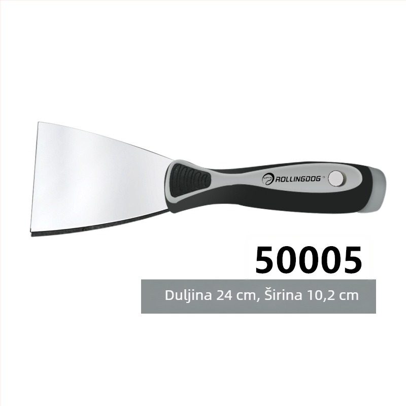 Rolling Dog Nož za špachtlu od karbonskog čelika – pločasti tip, za struganje boje sa zidova, višestruka namjena