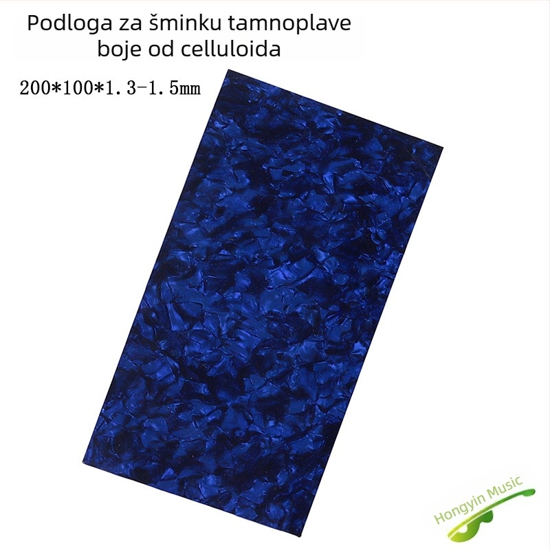 Dekorativna pločica glave gitare s inlayom od školjke i bisernim ukrasom, ABS materijal