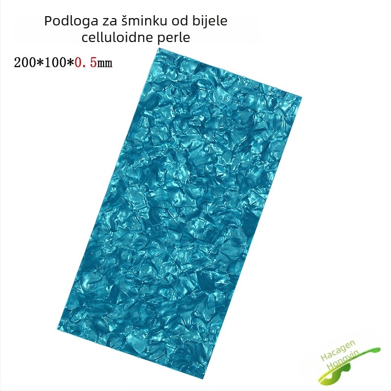 Dekorativna pločica glave gitare s inlayom od školjke i bisernim ukrasom, ABS materijal