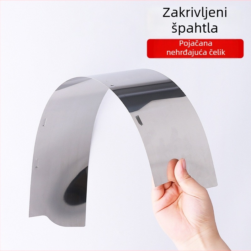 Arčni škrabac s visokoelastičnom čeličnom oštricom, cilindrični luk dizajn, alat za špaklanje