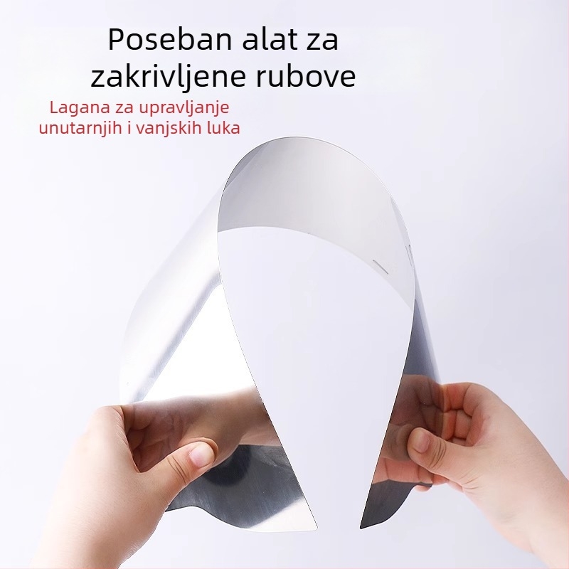 Arčni škrabac s visokoelastičnom čeličnom oštricom, cilindrični luk dizajn, alat za špaklanje