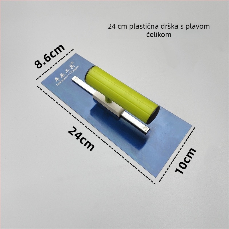 Špatalj za žbukanje s plastičnim držalom, bez čavlića, oštrica od čelika