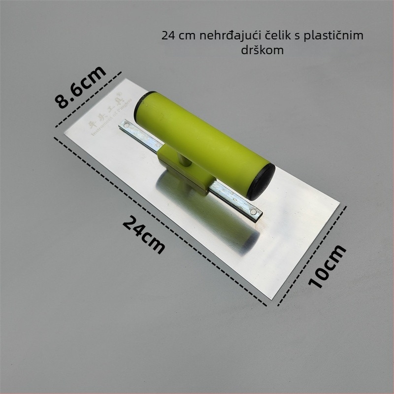 Špatalj za žbukanje s plastičnim držalom, bez čavlića, oštrica od čelika