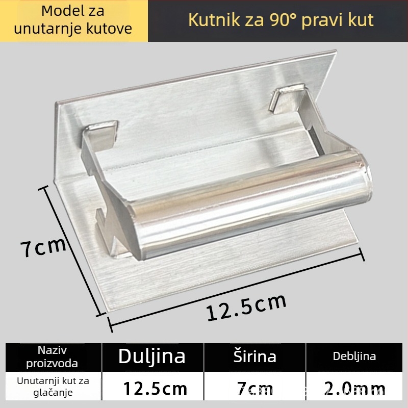 Jiuchuan nehrđajući čelični kutni nož za niveliranje unutarnjih i vanjskih kutova – alat za žbukanje betona