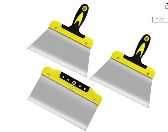 Jiulong Nehrđajući čelik plošni nož za špachtlu za gletanje – veliki kućni alat za čišćenje