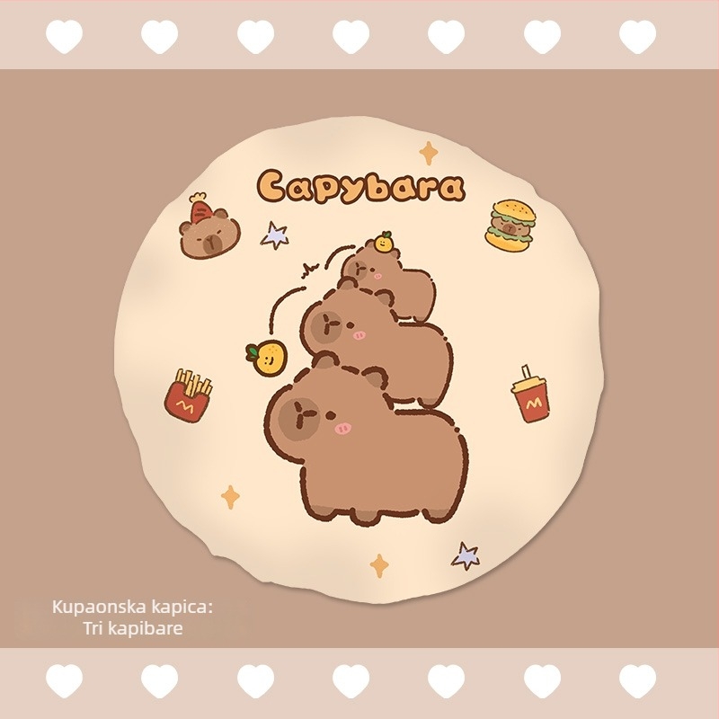 Dječja kapica za tuširanje – dvostruki sloj, debela, vodootporna, protiv vlage, za kućnu upotrebu