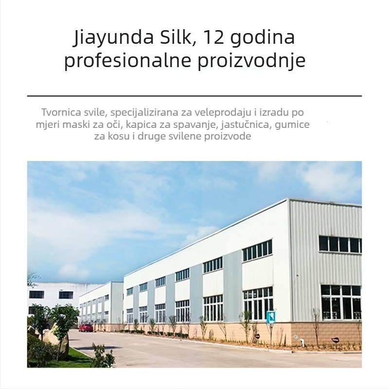 Satenska noćna kapa za kosu, prilagodljiva, marka Jia Yunda Silk, neto težina 27