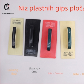 Plastična gleterica za žbukanje za diatomski mort na glinenim pločama