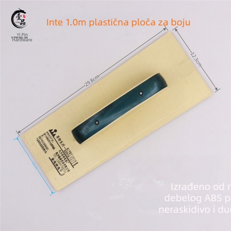 Plastična gleterica za žbukanje za diatomski mort na glinenim pločama