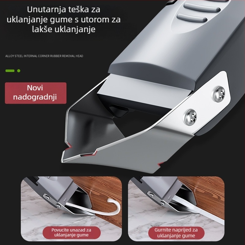 Višenamjenski scraper za brtvljenje i ljepilo s rubnom oštricom – uklanjanje ljepila, čišćenje i završavanje fuge