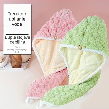 Šešir za sušenje kose, dvostruko slojevit, debeli, upija vlagu i brzo suši, težina više od 200 g.