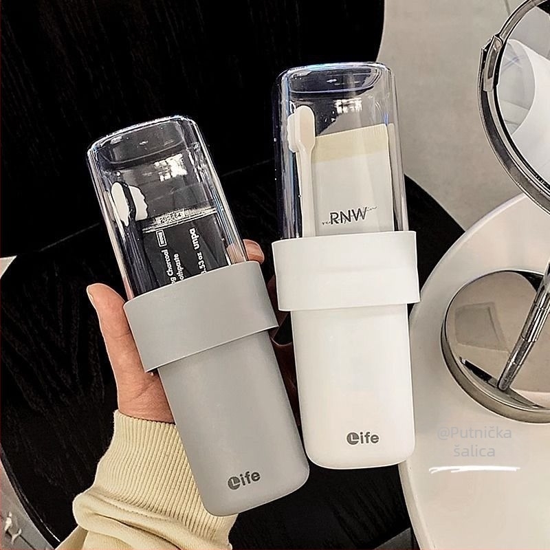 Držač četkica za zube – plastični, putni set za pohranu, prijenosni, 1 komad