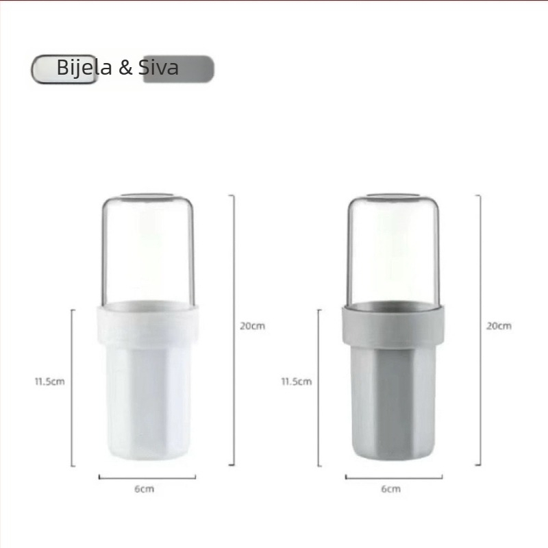 Držač četkica za zube – plastični, putni set za pohranu, prijenosni, 1 komad