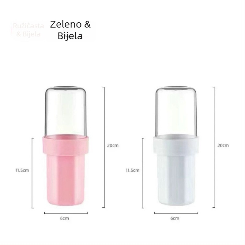 Držač četkica za zube – plastični, putni set za pohranu, prijenosni, 1 komad