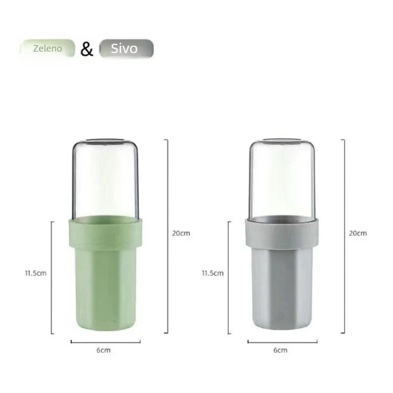 Držač četkica za zube – plastični, putni set za pohranu, prijenosni, 1 komad