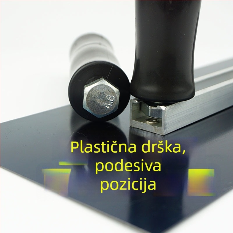 Dvostruki držač plosnatog glett špatule za gletanje, debljina noža 0,5 mm, serija plosnatih noževa