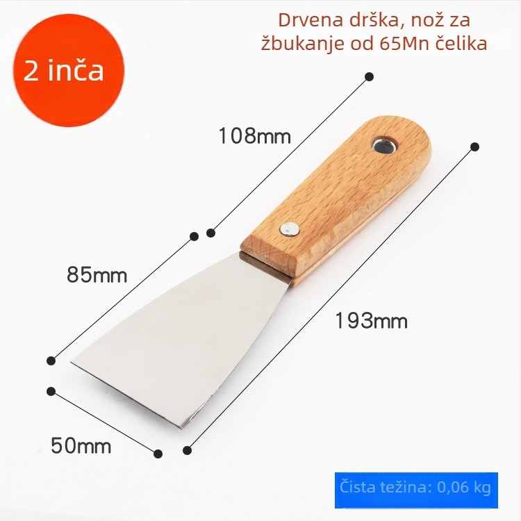 DTBD plastična špahtla za malter – škrapa za zid