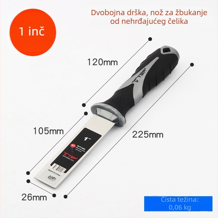 DTBD plastična špahtla za malter – škrapa za zid