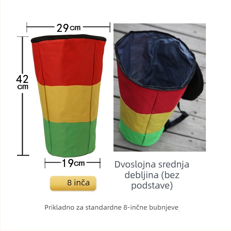 Torba za glazbeni instrument od Oxford platna, vodootporna, ultra lagana, otporna na habanje, s zakrivljenim remenom za rame