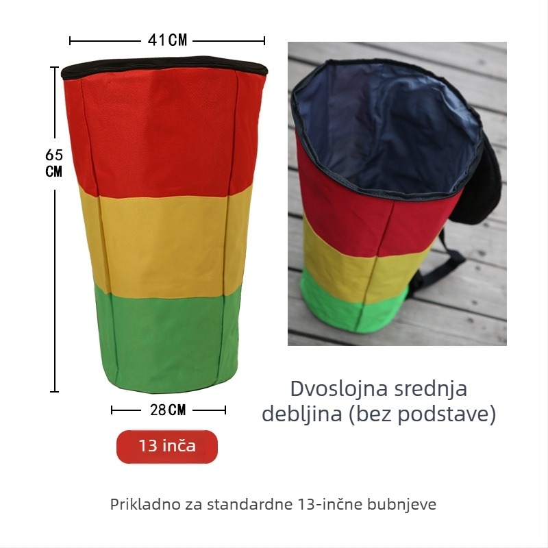 Torba za glazbeni instrument od Oxford platna, vodootporna, ultra lagana, otporna na habanje, s zakrivljenim remenom za rame