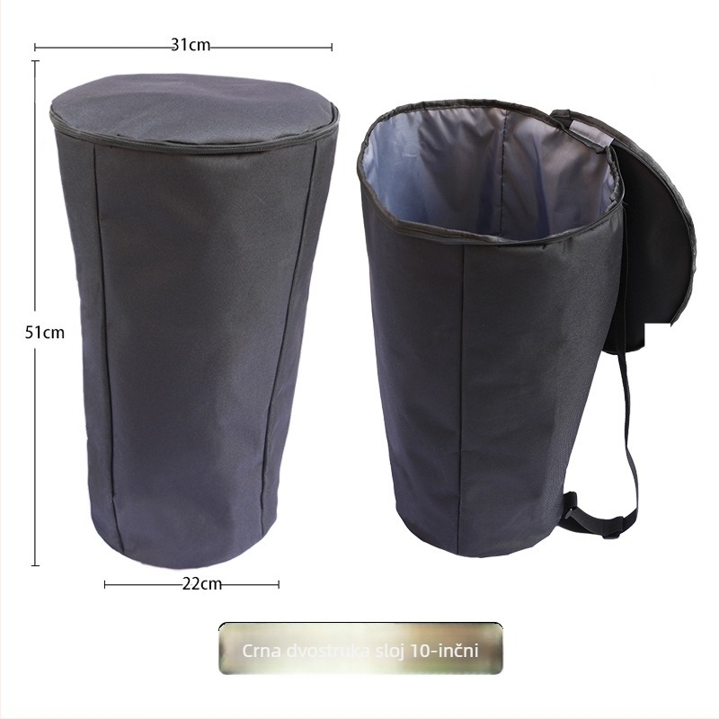 Torba za glazbeni instrument od Oxford platna, vodootporna, ultra lagana, otporna na habanje, s zakrivljenim remenom za rame