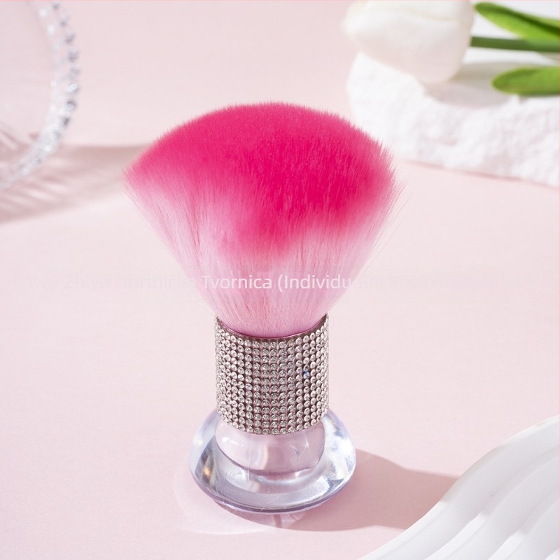 Četkica za šminku (korektor, puder i highlighter) s akrilnom drškom, u torbi, 1-dio set.