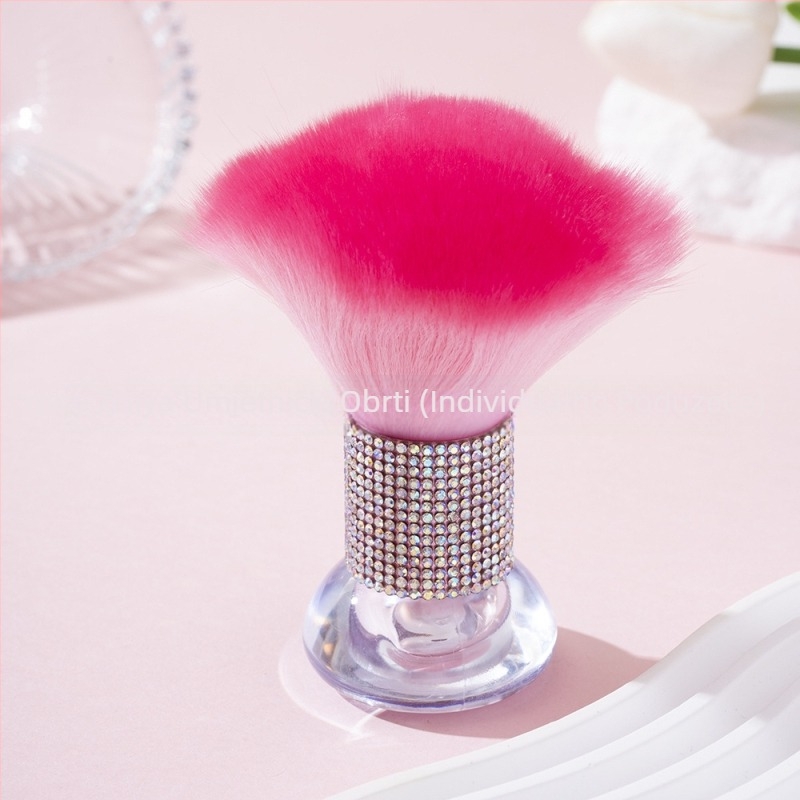 Četkica za šminku (korektor, puder i highlighter) s akrilnom drškom, u torbi, 1-dio set.