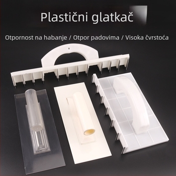 Jiuling Prozirna Plastična Špatula za Diatomsku Malteru i Završnu Obradu Zidova