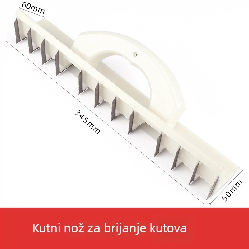 Jiuling Prozirna Plastična Špatula za Diatomsku Malteru i Završnu Obradu Zidova