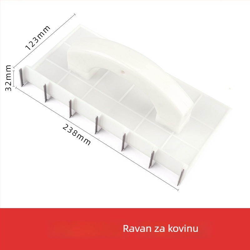 Jiuling Prozirna Plastična Špatula za Diatomsku Malteru i Završnu Obradu Zidova