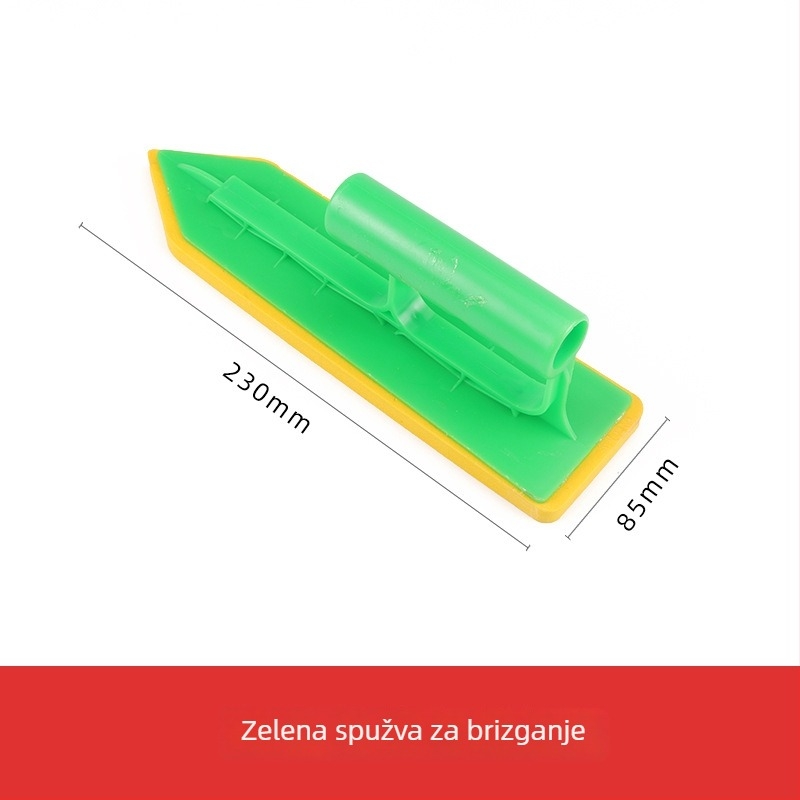Jiuling Prozirna Plastična Špatula za Diatomsku Malteru i Završnu Obradu Zidova