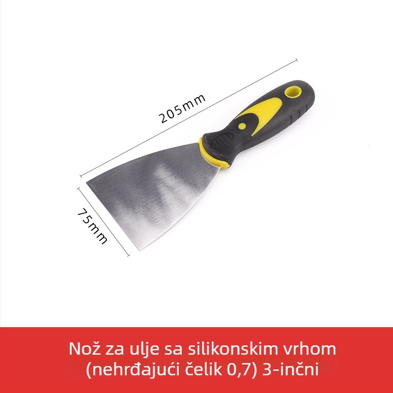 Jiuling Prozirna Plastična Špatula za Diatomsku Malteru i Završnu Obradu Zidova