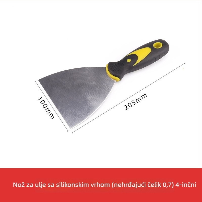 Jiuling Prozirna Plastična Špatula za Diatomsku Malteru i Završnu Obradu Zidova
