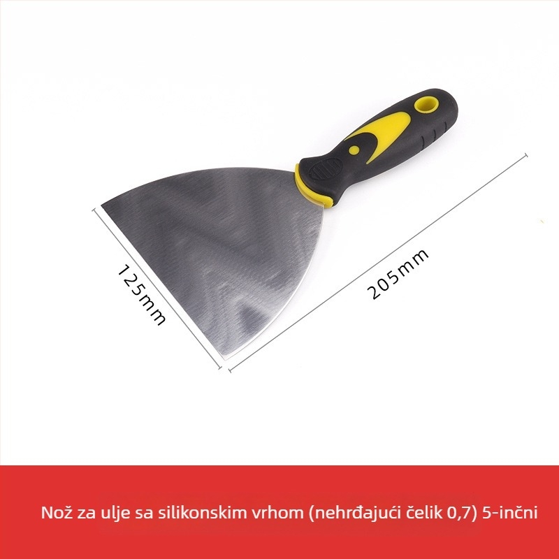 Jiuling Prozirna Plastična Špatula za Diatomsku Malteru i Završnu Obradu Zidova