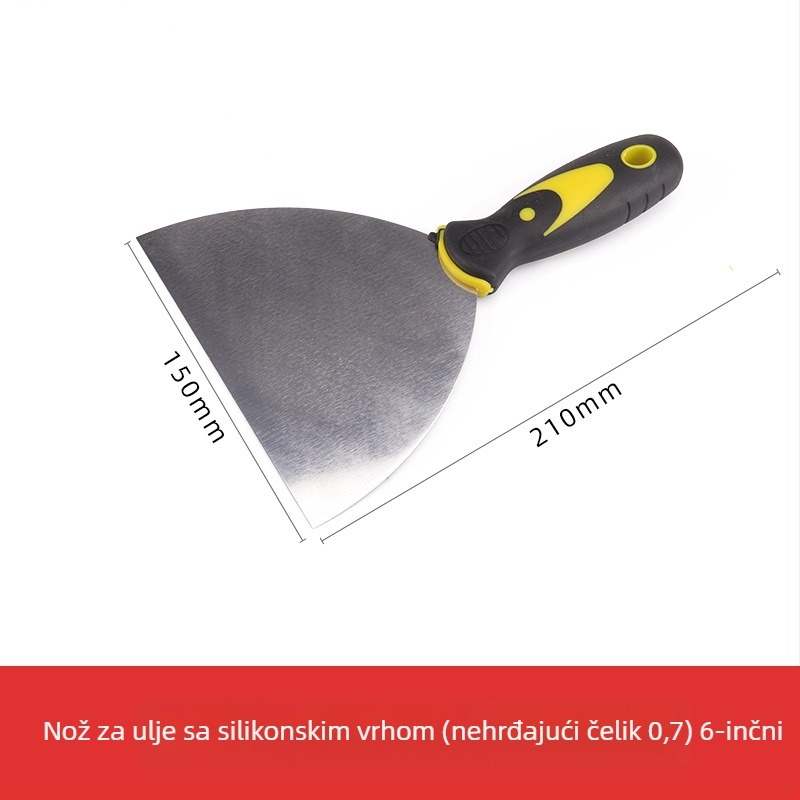 Jiuling Prozirna Plastična Špatula za Diatomsku Malteru i Završnu Obradu Zidova