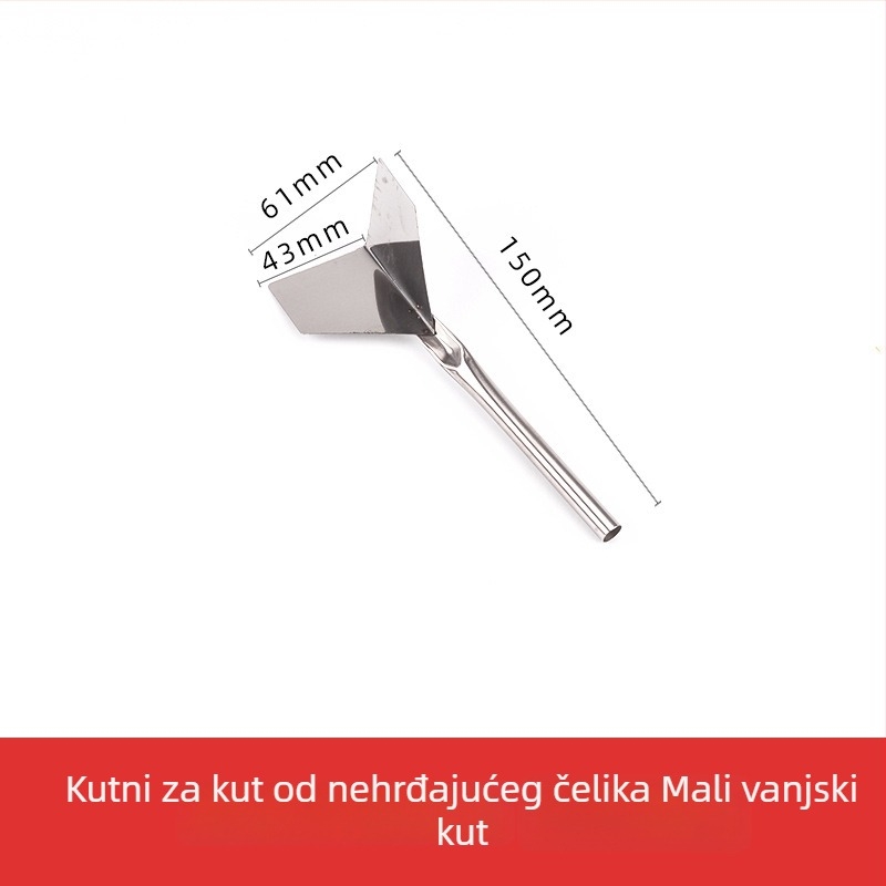 Jiuling Prozirna Plastična Špatula za Diatomsku Malteru i Završnu Obradu Zidova