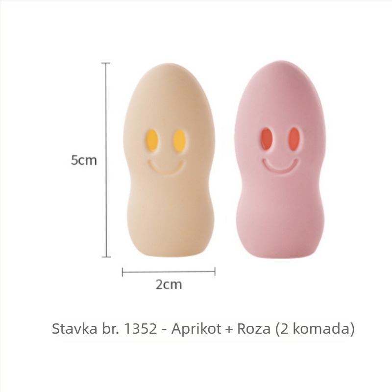 Višenamjenski držač za četkice za zube s čašom za ispiranje i zaštitnim poklopcem za zube — montaža bez bušenja, mogućnost otiska loga