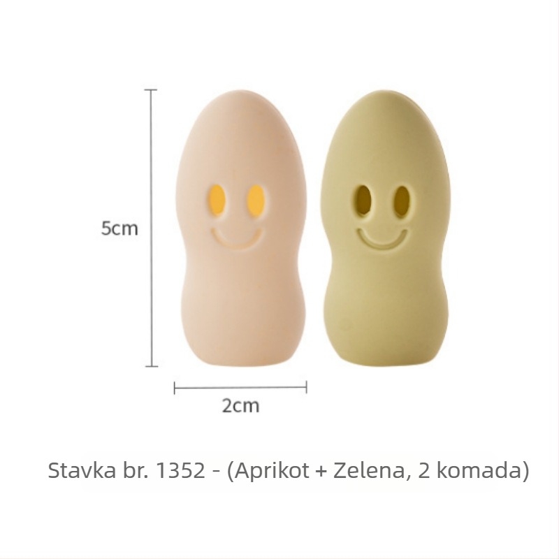 Višenamjenski držač za četkice za zube s čašom za ispiranje i zaštitnim poklopcem za zube — montaža bez bušenja, mogućnost otiska loga