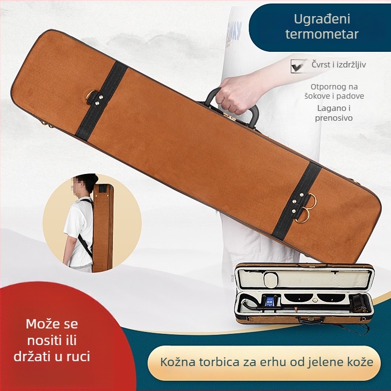 Erhu kućište – drveno tijelo, 1 kom, za ostale glazbene dodatke, pogodno za elektroničku tipkovnicu