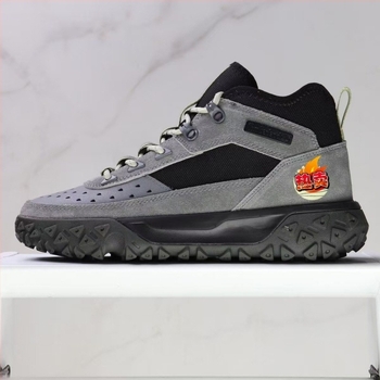 Toplo visoke tenisice za planinarenje – unisex casual cipele (kožni gornji dio, gumena potplata, okrugli vrh, slip-on)